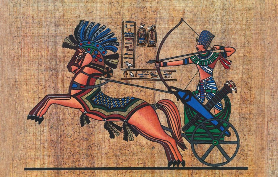 Древний Египет фрески фараон