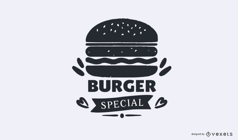 Бургер логотип вектор
