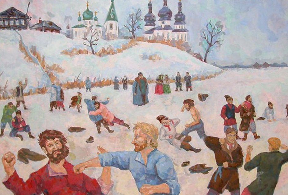 Кулачные бои в древней Руси