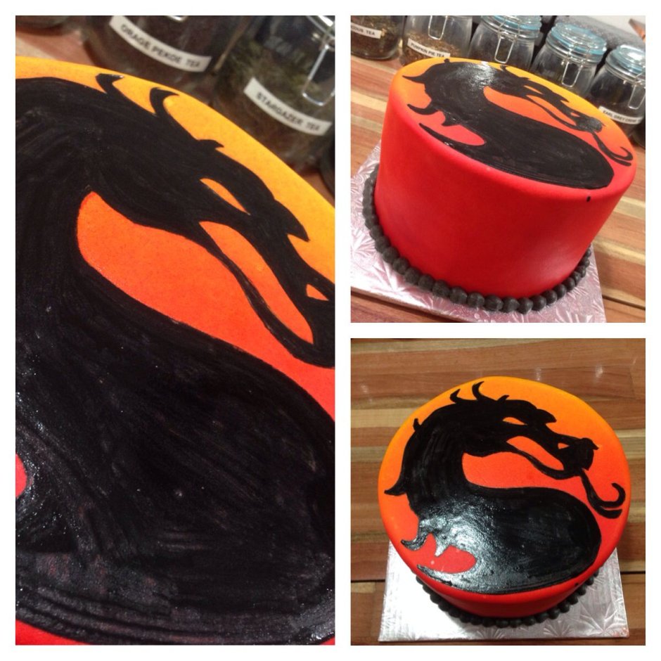 Mortal Kombat Cake