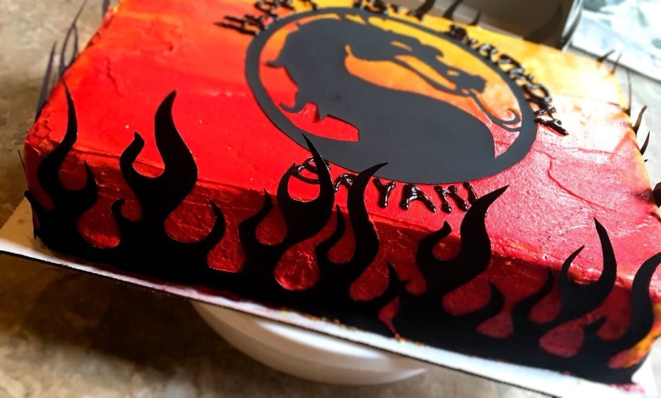 Mortal Kombat Cake