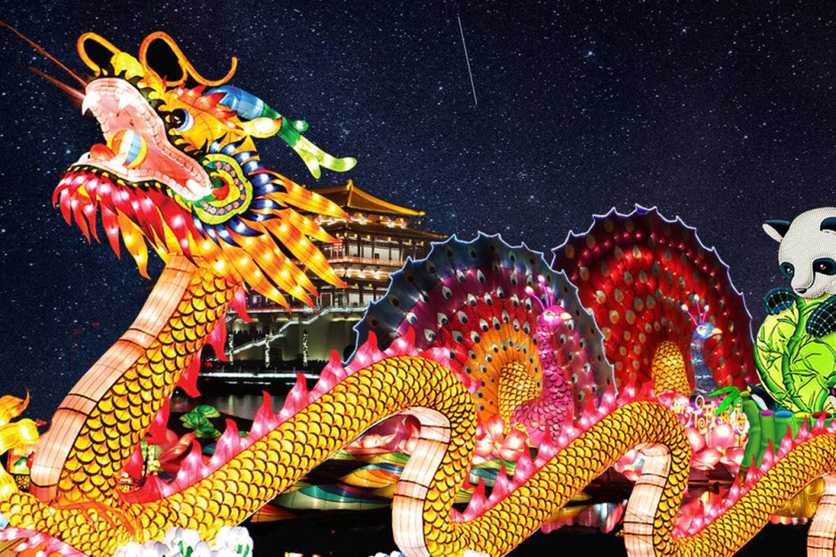 Фестиваль фонарей в Китае 2019
