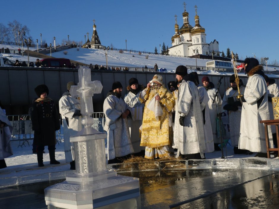 Крещение воды собор 4км Петропавловску