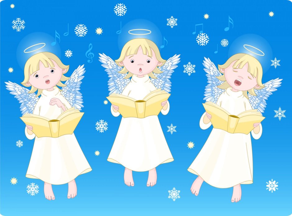 Поющий Рождественский ангел