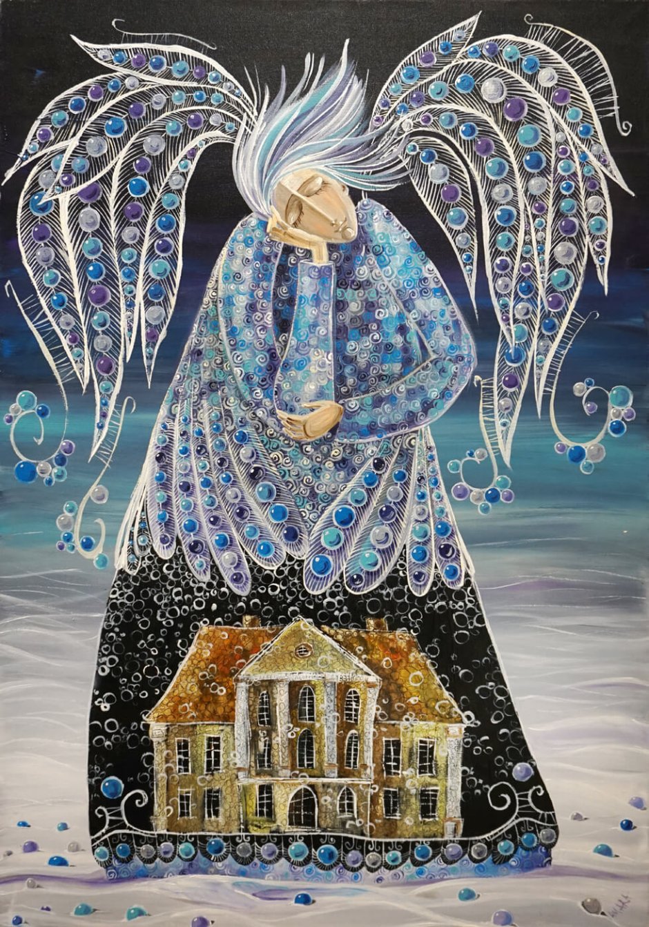 Марина Чайковская ангел живопись