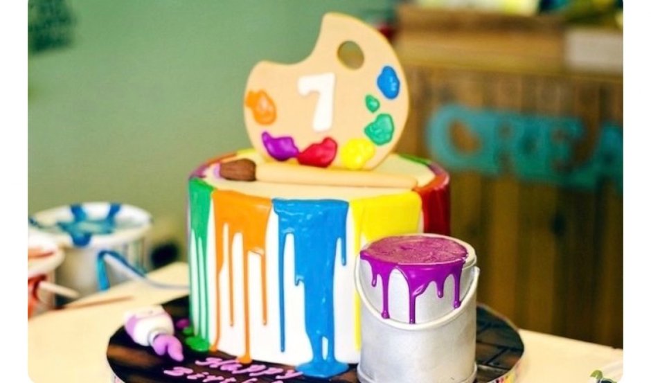 Детский день рождения с красками