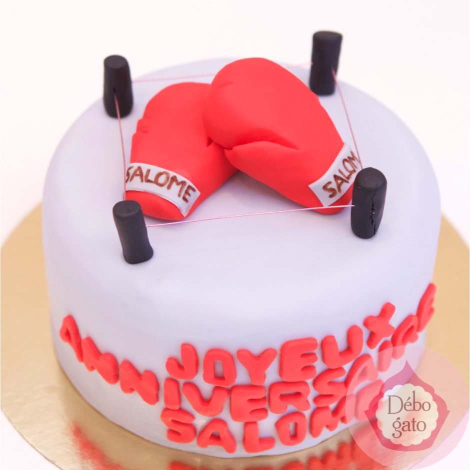 Торт в стиле тайского бокса