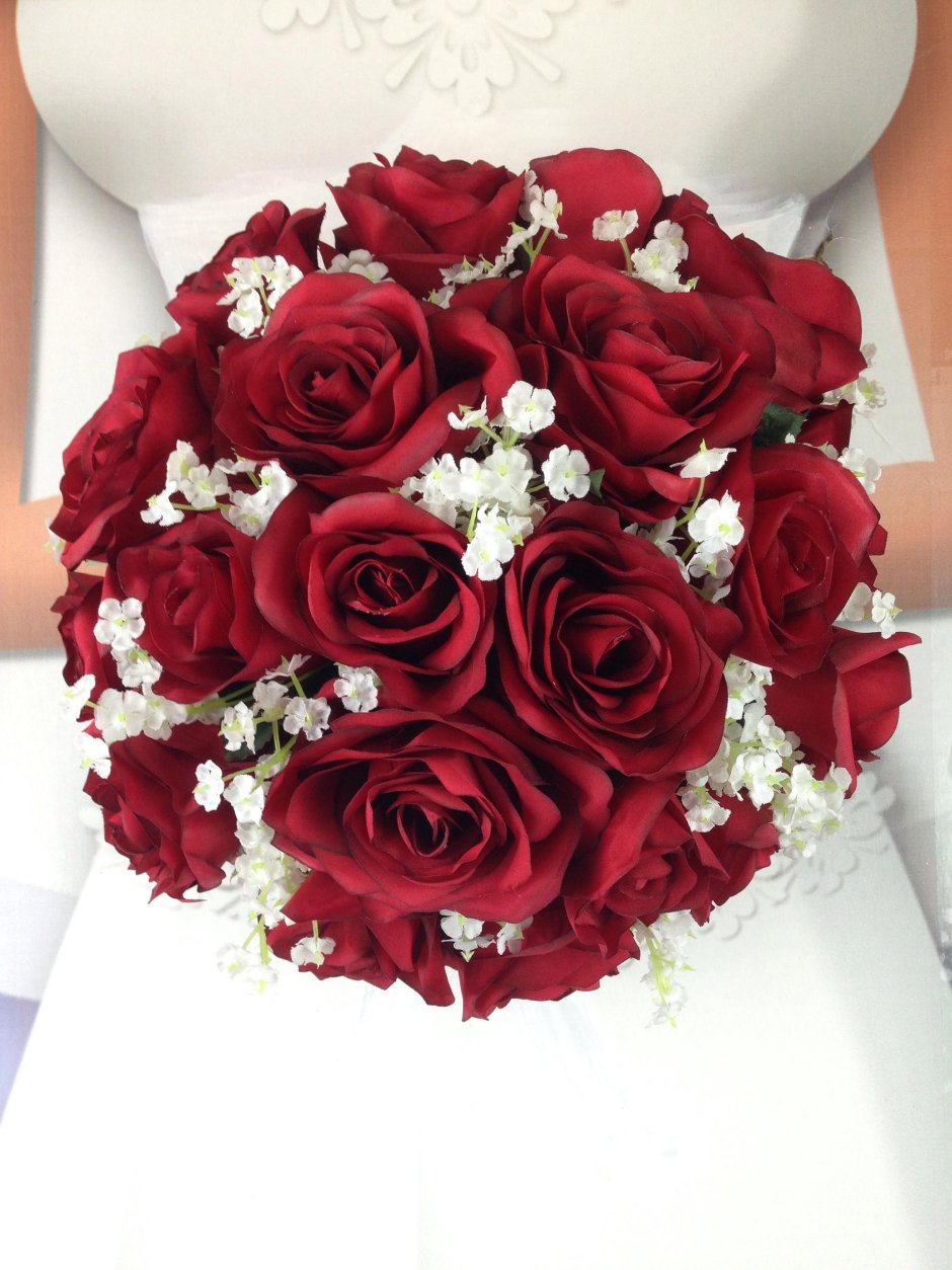 Свадебный букет 2021 в Красном цвете