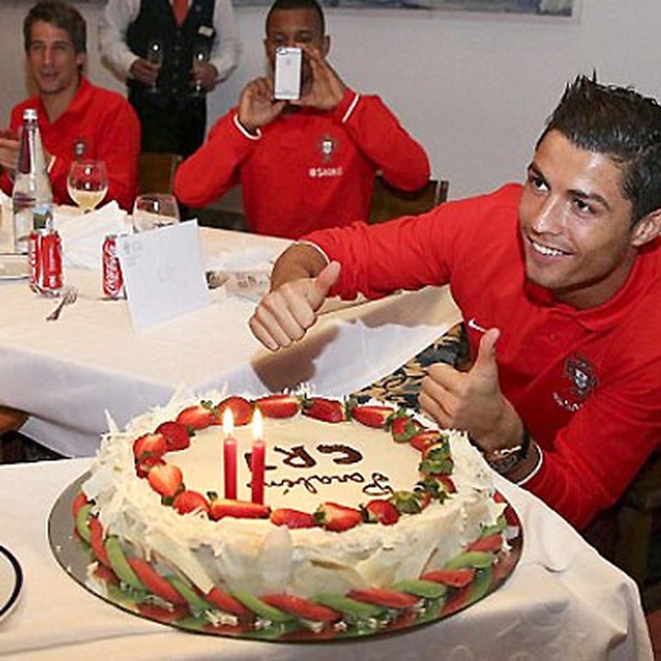 Торт с Роналдо фото