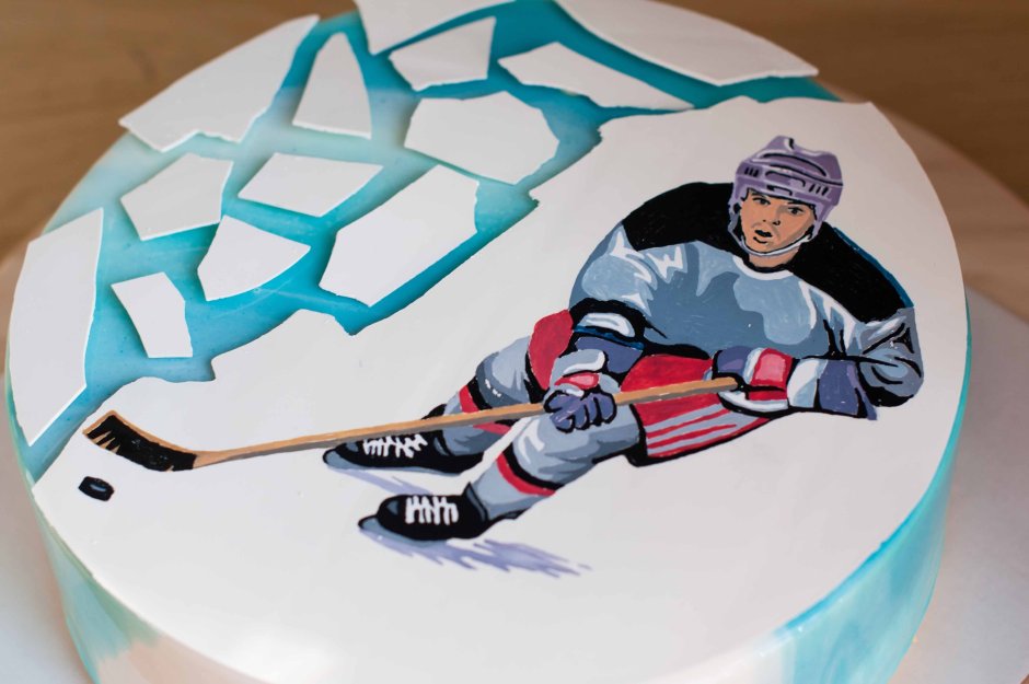 Украшения для торта хоккей