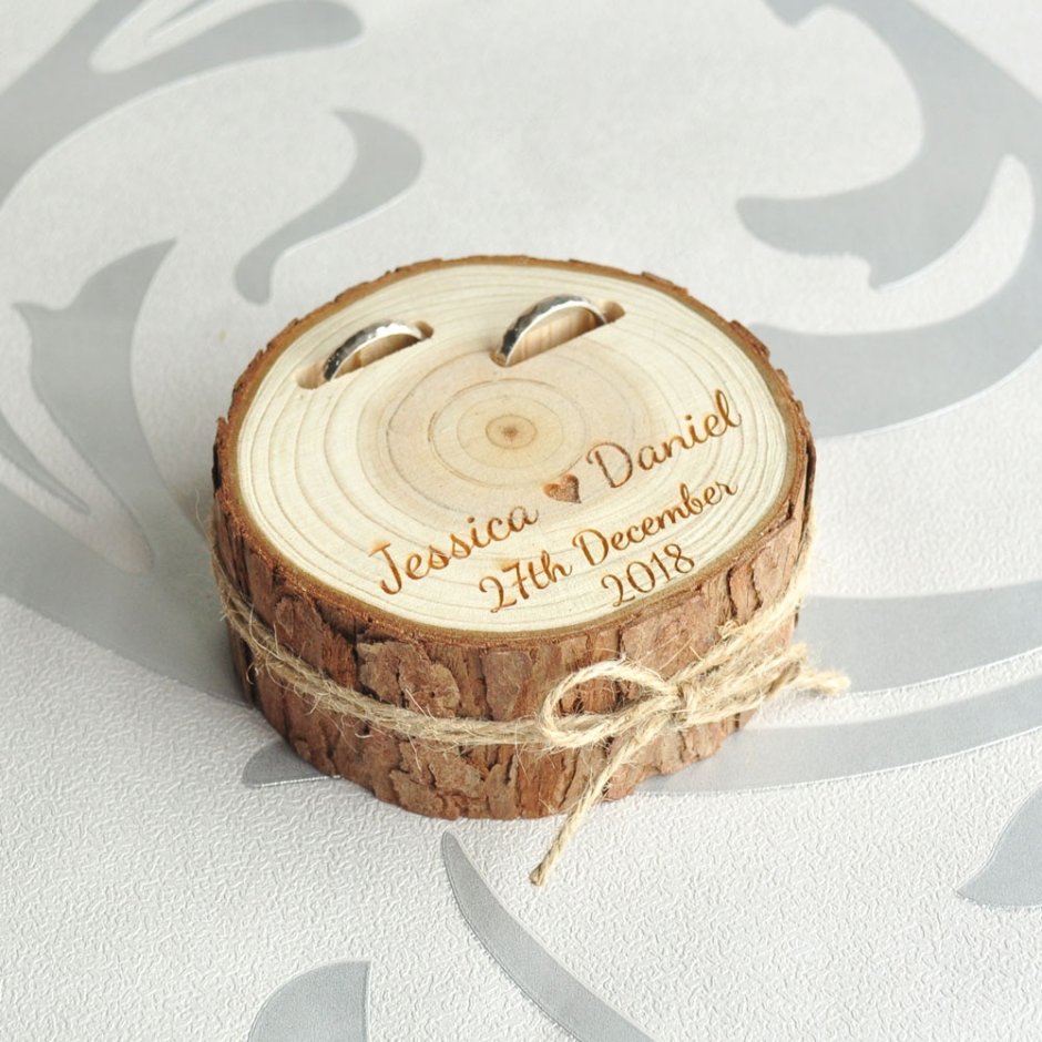 Кольца на деревянную свадьбу