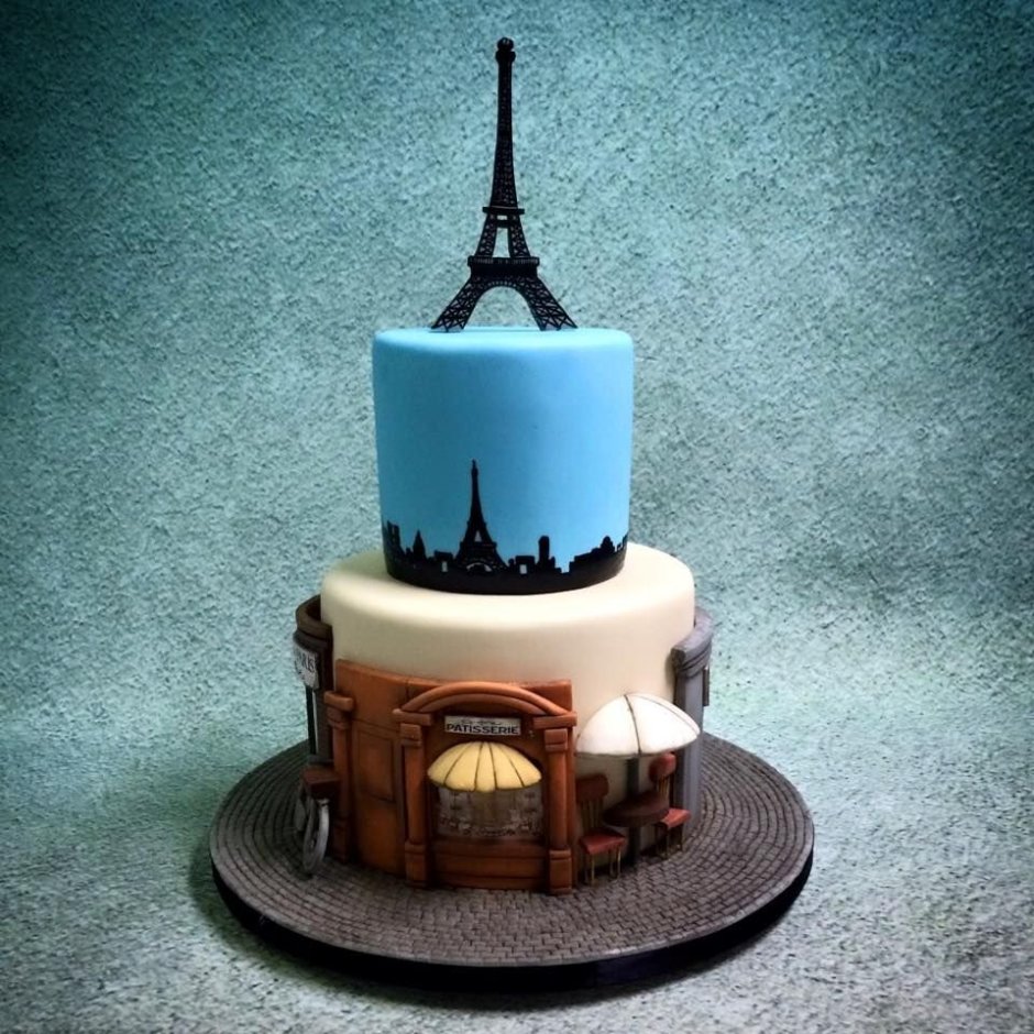 Торт с Эйфелевой башней