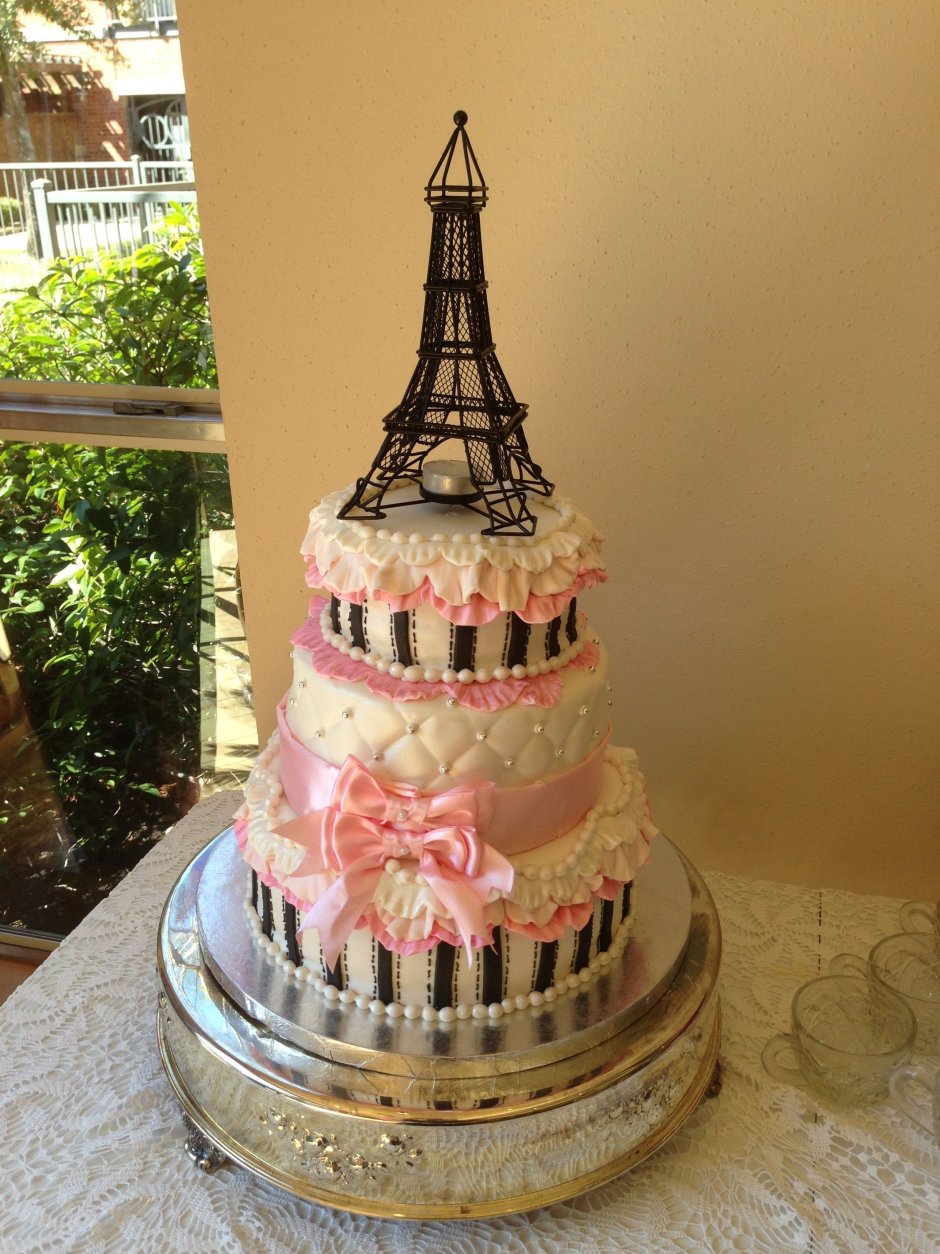 Торт в стиле Париж