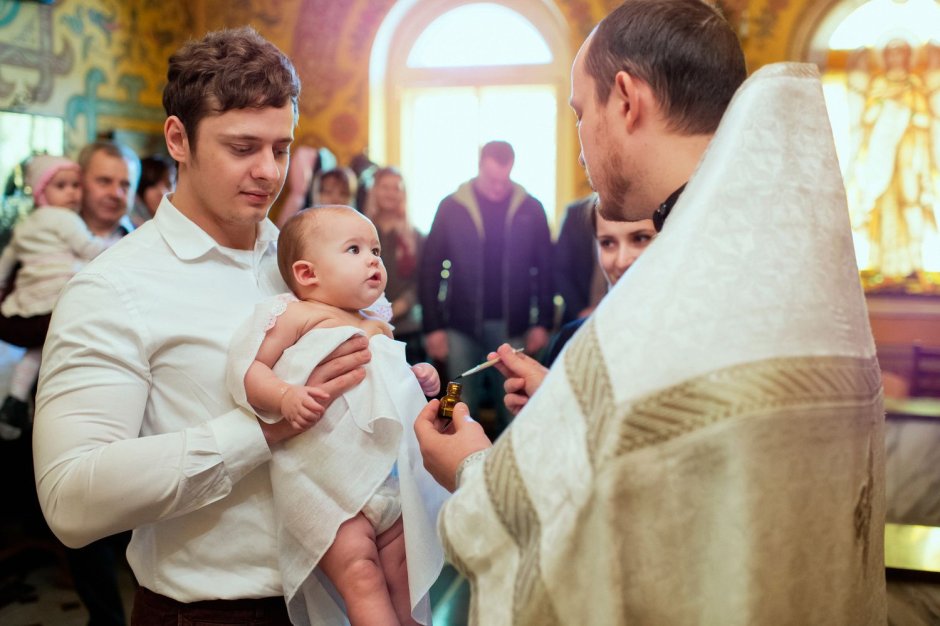 Крещение в храме Серафима Саровского Авиаторов