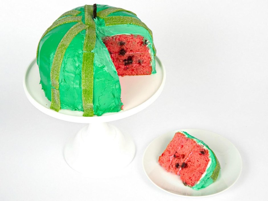 Торт в форме арбуза фото