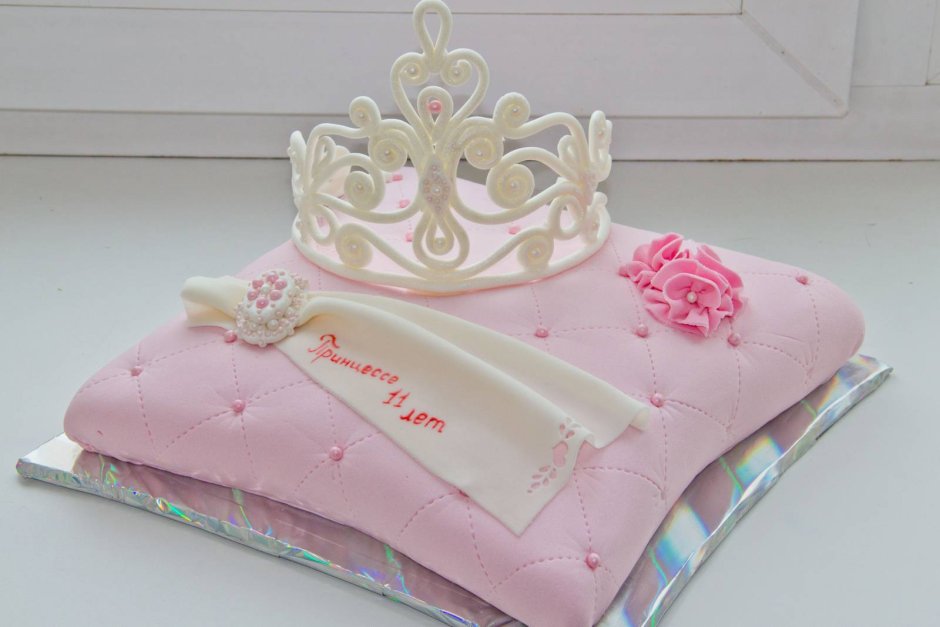 Торт подушка для принцессы