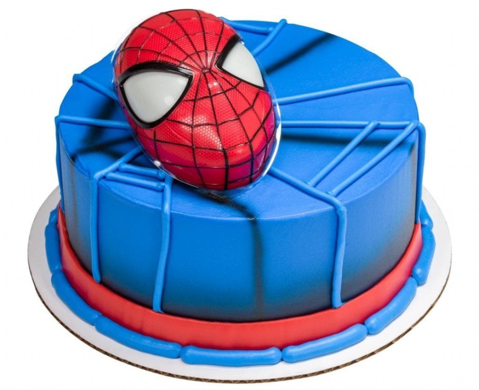 Торт человек паук пятерка