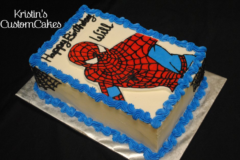 Topper для торта Spider man