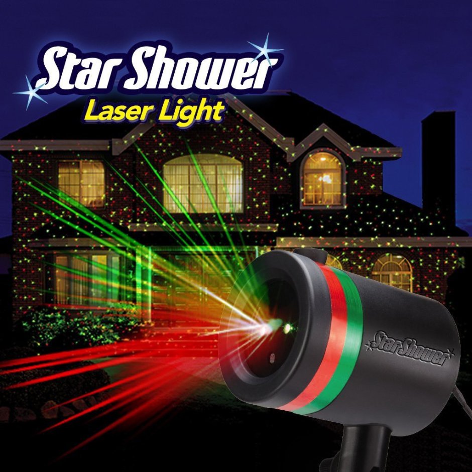 Лазерный проектор Star Shower Laser Light для комнаты