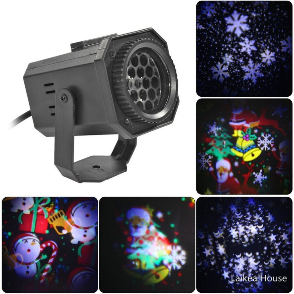 Новогодний лазерный проектор Christmas Light