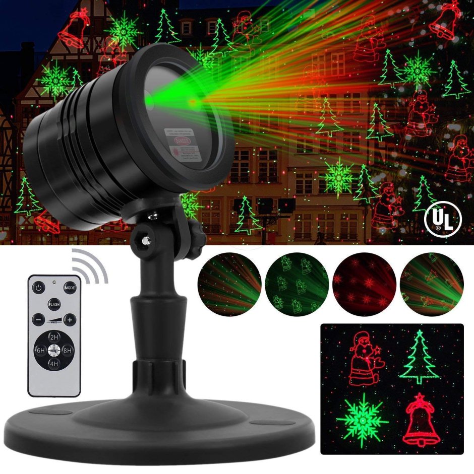 Лазерный Звездный проектор Outdoor Lawn Laser Light