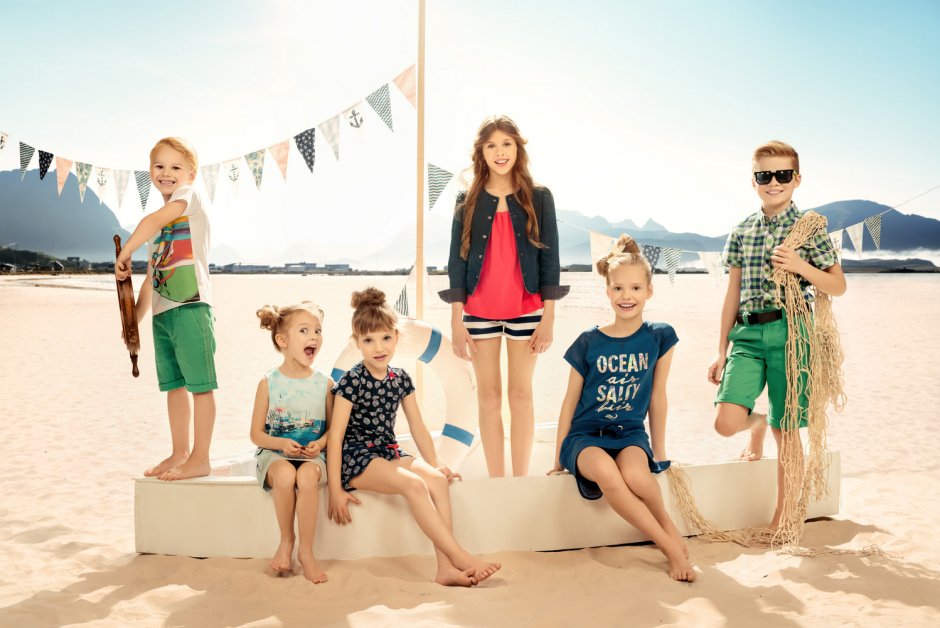 Дети реклама одежды