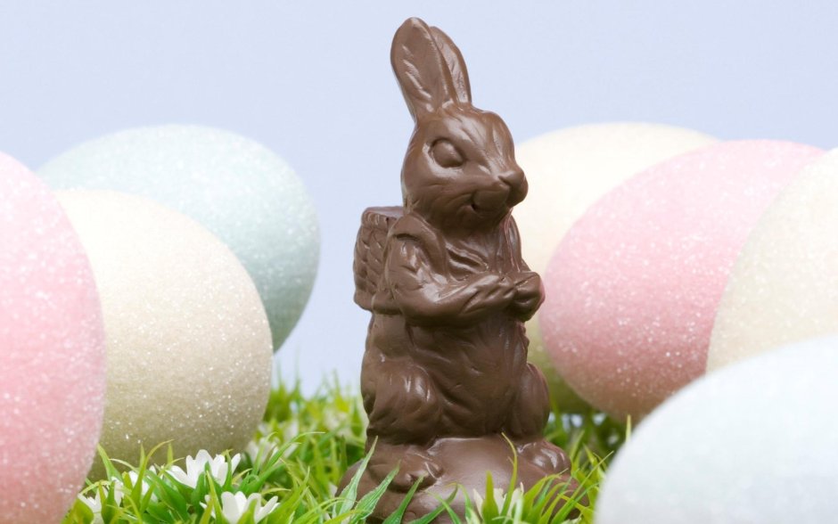 Пасхальный кролик шоколадный