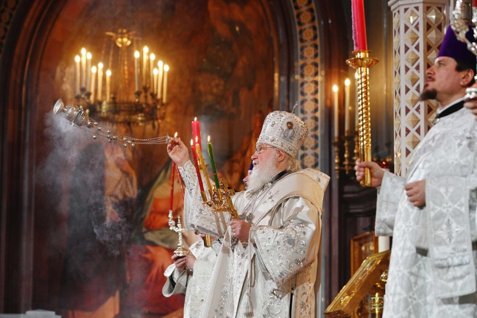 Патриарх Кирилл Пасха 2020 литургия