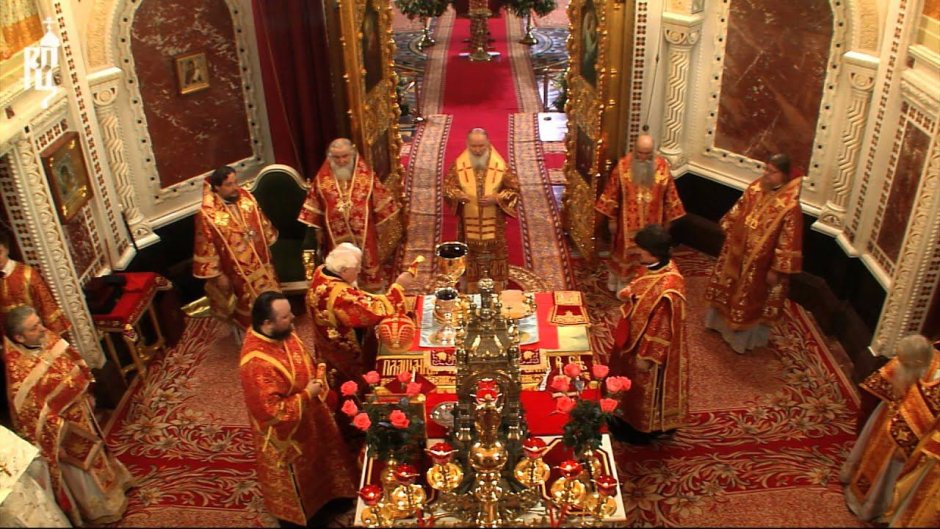 Патриарх Кирилл Пасха литургия