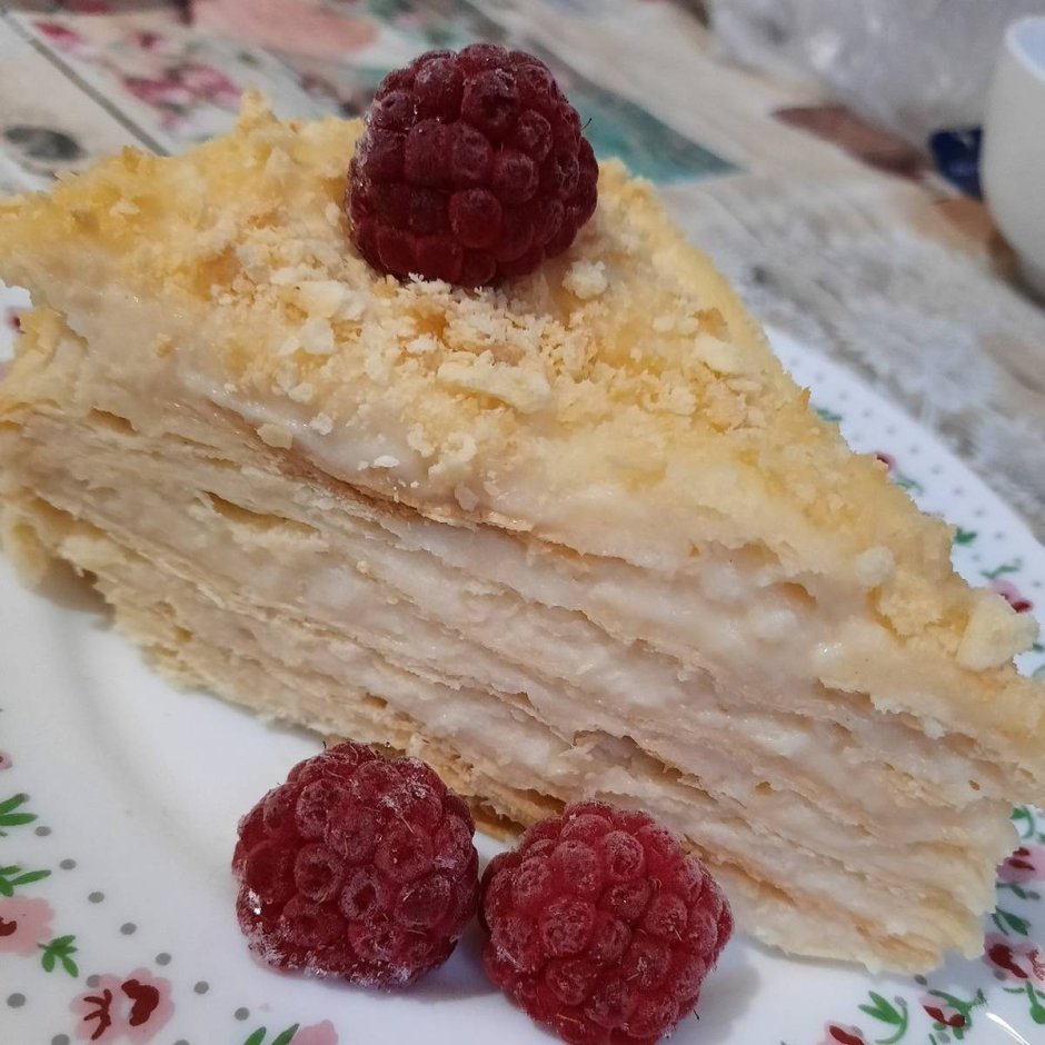 Торт Наполеон бисквитный