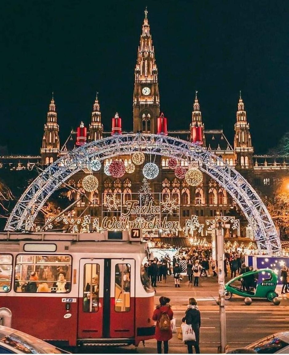 Рождественская Вена Австрия