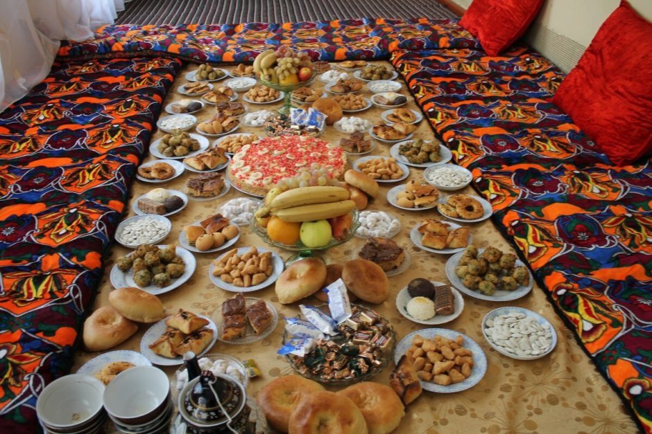 Дастархан Таджикистане традиции