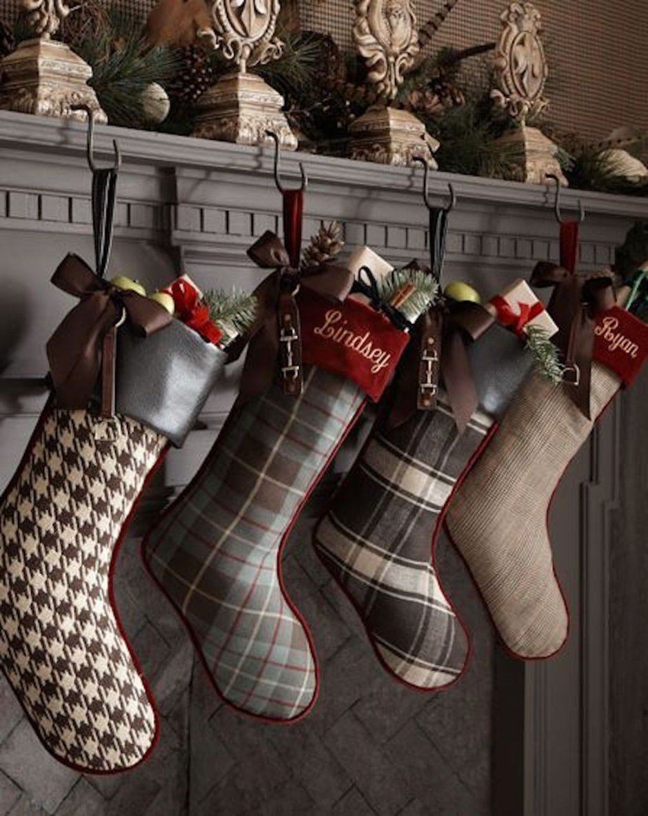 Подвесные новогодние носки