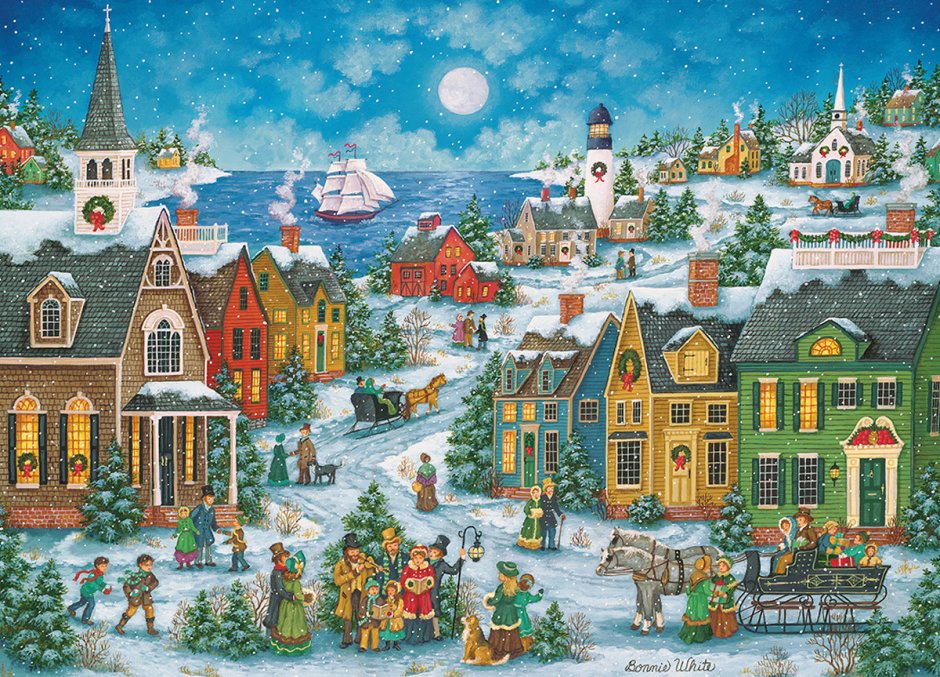Chuck Pinson картины Рождество
