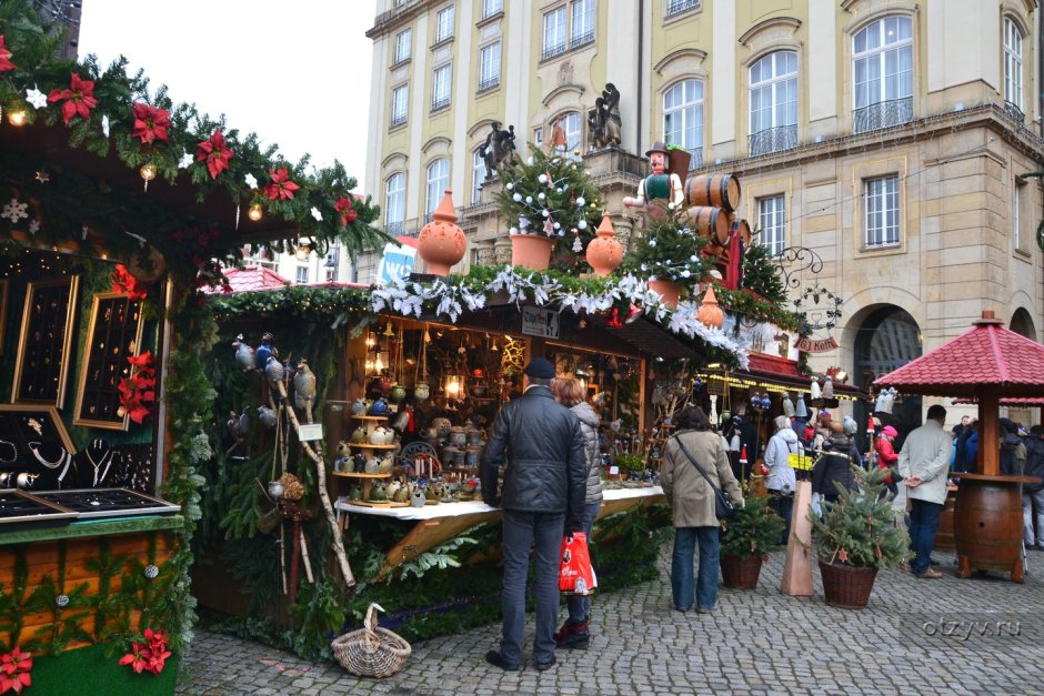 Мюнхен Германия Рождественская ярмарка