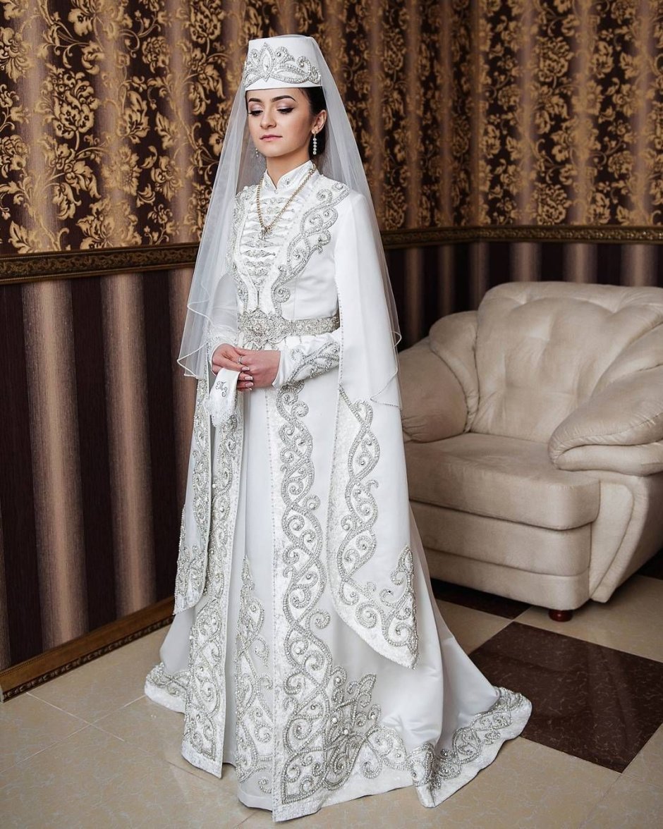 Свадебный наряд осетинки осетинский невесты