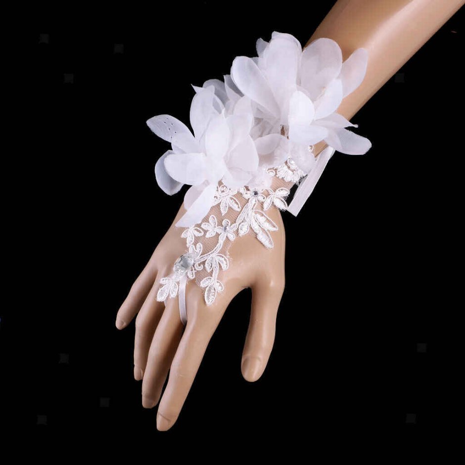 Свадебные перчатки девочка