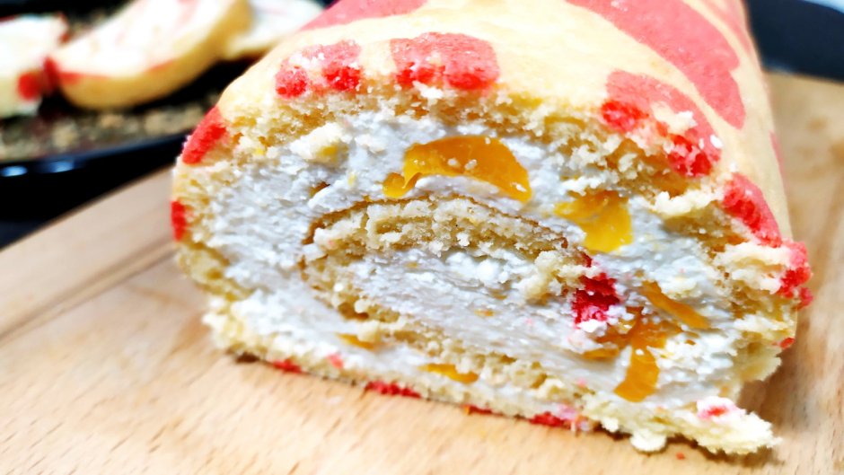Ананасовый торт с бисквитом