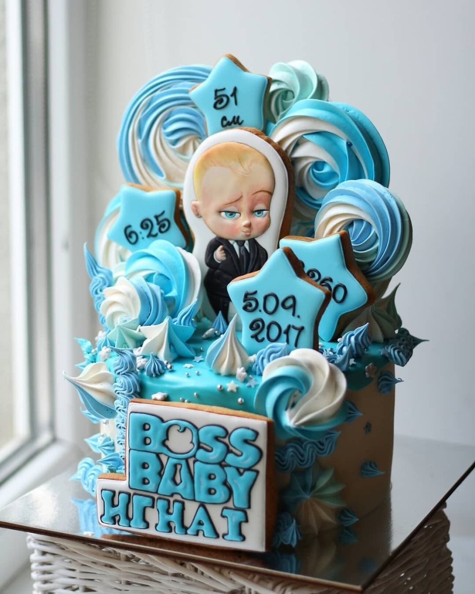 Торт на день рождения мальчику босс