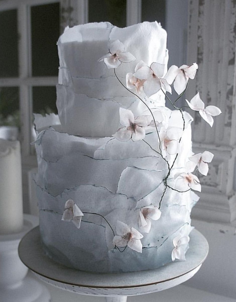 Декор из рисовой бумаги для торта