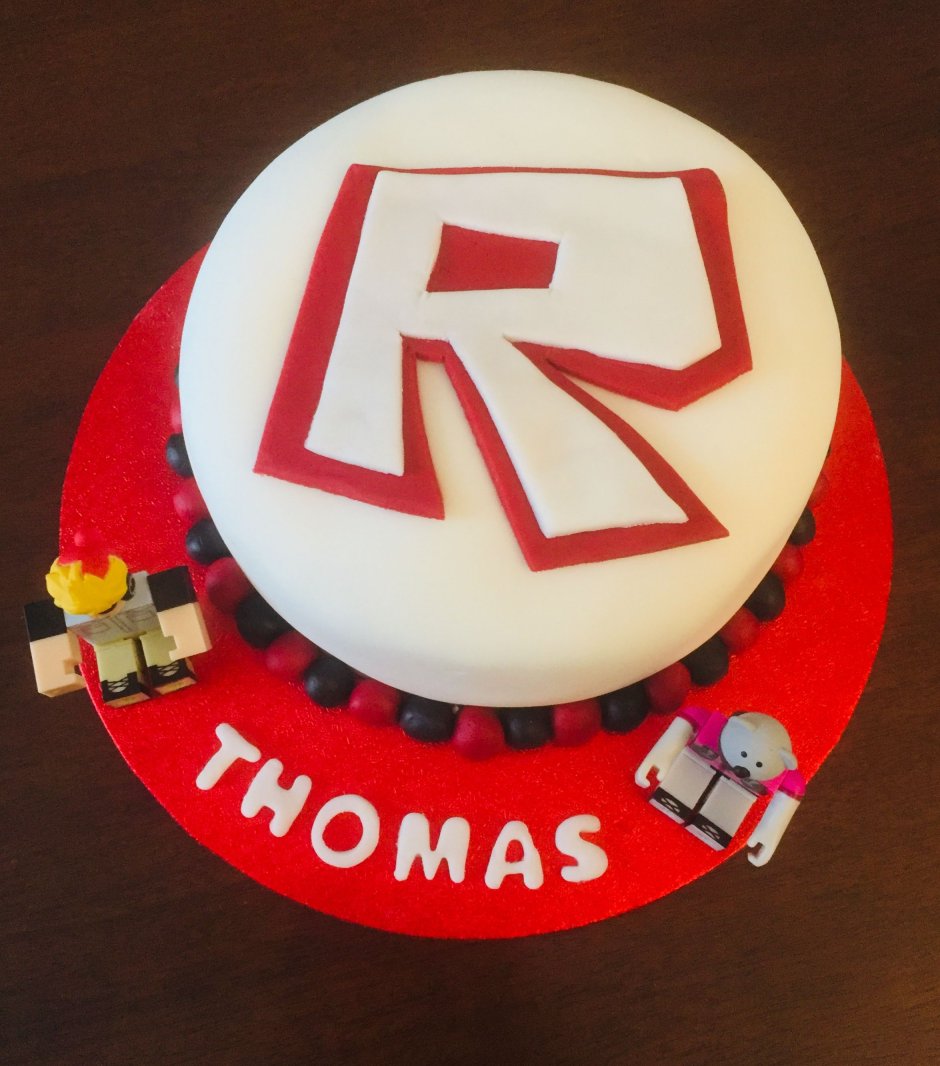 Торт на день рождения РОБЛОКС для мальчика 5
