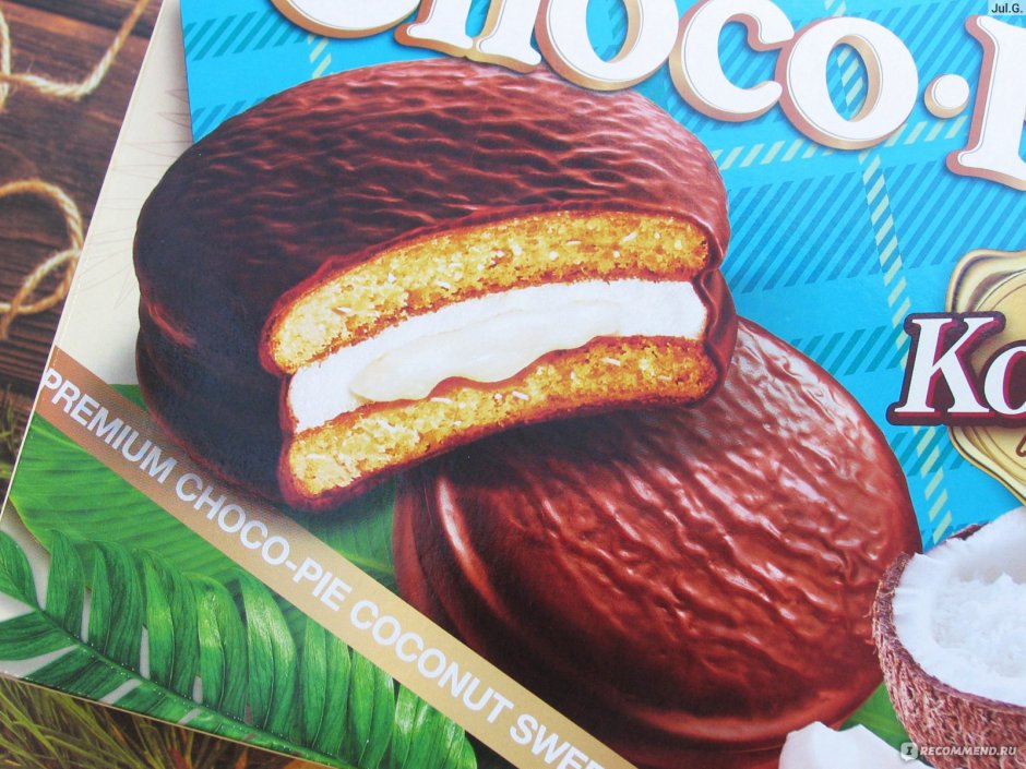 Choco pie Orion Coconut