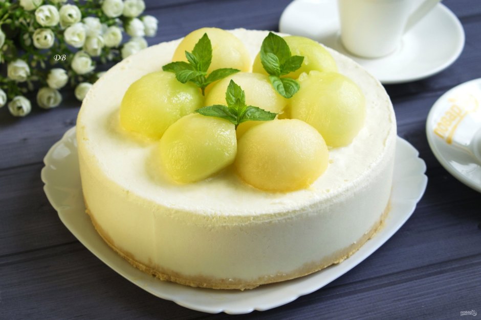 Лимонное муссовое пирожное