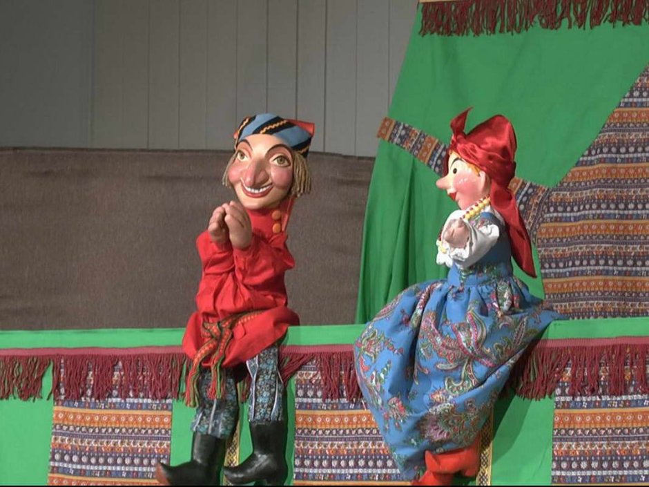 Кукольный театр спектакль петрушка на войне