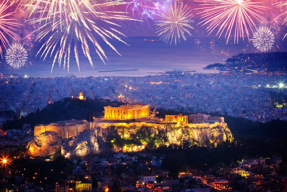 Новогодняя Греция Афины