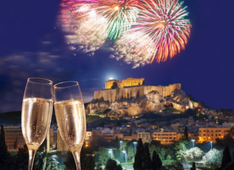 Атрибуты Греции на новый год