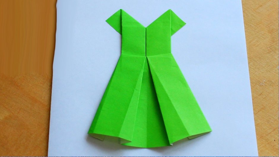 Оригами из бумаги кот