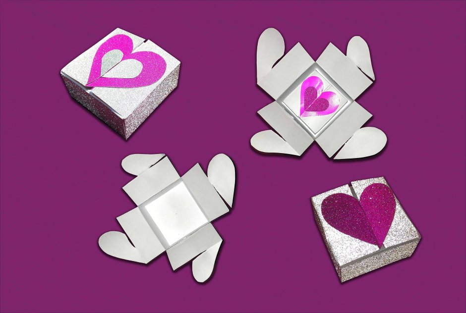 Оригами для детей сердечко