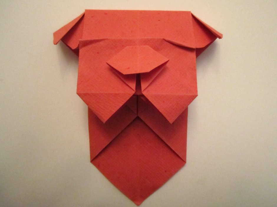 Закладка собачка из бумаги