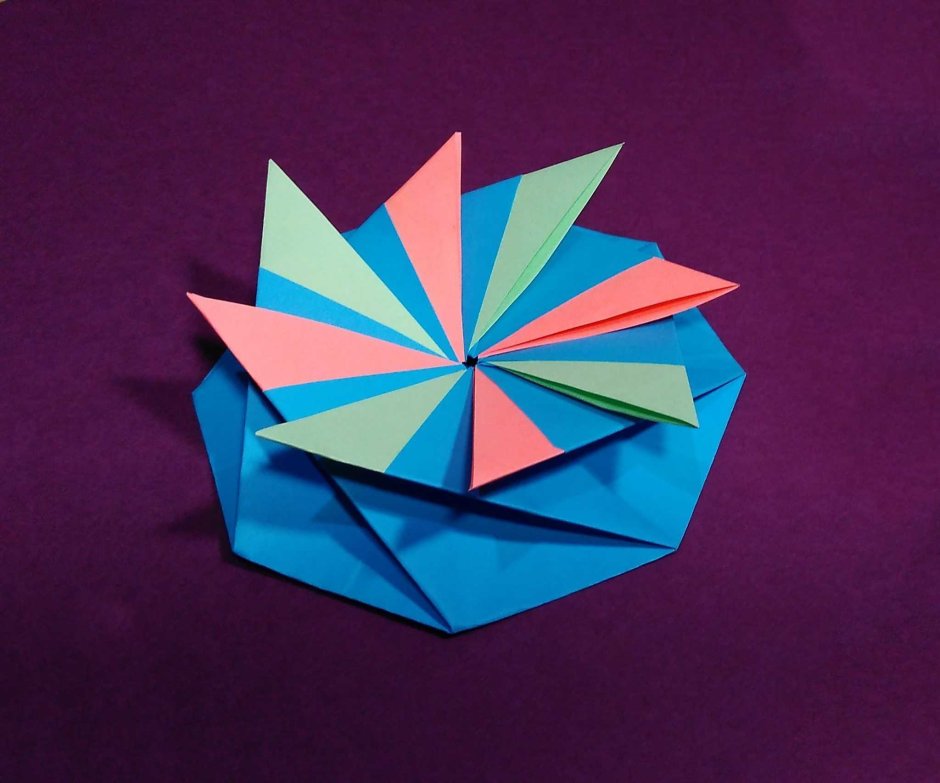 Оригами сердечко из бумаги легко
